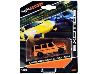 ModelToyCars Mercedes Benz G-Class, Orange Metallic - Maisto 15494-20D - 1/64 Scale Diecast Model Toy Car 3 ModelToyCars Mercedes Benz G-Class, Orange Metallic - Maisto 15494-20D - 1/64 Scale Diecast Model Toy Car