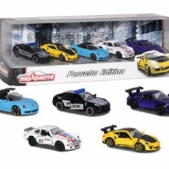 ModelToyCars Porsche 5 Pieces Giftpack Assortment, Multi - Jada Toys 2120531711JA - 1/64 Scale Diecast Car
