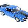 1970 Ford Mustang Boss 302, Blue W/ Black - Welly 22088WBU - 1/24 Scale Diecast Model Toy Car -Cars Sales 22088wbu wly 1970 ford mustang boss 302 124 1 AZ 52656.1610381072.386.513
