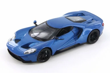 2017 Ford GT, Blue - Welly 24082WBU - 1/24 Scale Diecast Model Toy Car 3 2017 Ford GT, Blue - Welly 24082WBU - 1/24 Scale Diecast Model Toy Car