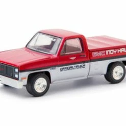 ModelToyCars 69th Annual Indianapolis 500 Mile Race GMC Indy Hauler 1985 GMC High Sierra Pickup, Red And White - Greenlight 30202/48 - 1/64 Scale Diecast Model Toy Car