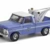 ModelToyCars New York City Police Department 1979 Ford  F-250 Tow Truck With Drop-In Tow Hook, Blue And White - Greenlight 30224/48 - 1/64 Scale Diecast Model Toy Car -Cars Sales 30224 48 GL 1979 Ford F250 w Drop In Tow Hook NYPD 164 1 30394.1614378455.386.513