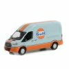Greenlight 2019 Ford Transit High Roof Gulf Oil 30260/48 1/64 Scale Diecast Model Toy Car -Cars Sales 30260 48 GL 2019 Ford Transit LWB High Roof GULF Oil 164 1 83912.1650414768.386.513