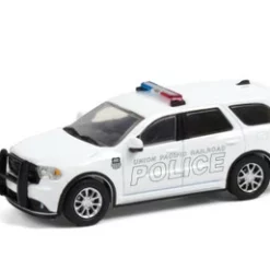Union Pacific Railroad Police 2018 Dodge Durango, White - Greenlight 30268/48 - 1/64 Diecast Car