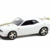 2009 Dodge Challenger R/T , White - Greenlight 30306/48 - 1/64 Scale Diecast Model Toy Car -Cars Sales 30306 48 GL 2009 Dodge Challenger RT Hurst Performance Edition 164 1 19698.1644442521.386.513