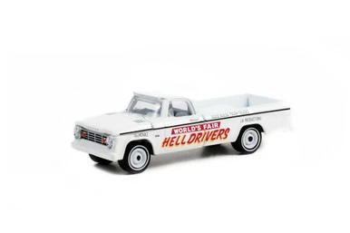 1966 Dodge D-100 Pickup Truck, White - Greenlight 30331/48 - 1/64 Scale Diecast Car 3 1966 Dodge D-100 Pickup Truck, White - Greenlight 30331/48 - 1/64 Scale Diecast Car