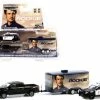 Greenlight 2019 Nissan Titan W/ 2013 Ford Police Interceptor Utility, The Rookie - - 1/64 Scale Diecast Car -Cars Sales 31130c gl black lapd 2019 nissan titan xd pro 4x pickup truck with 2013 ford police interceptor utility and enclosed car hauler the rookie diecast toy car 1 46038.1650579115.386.513