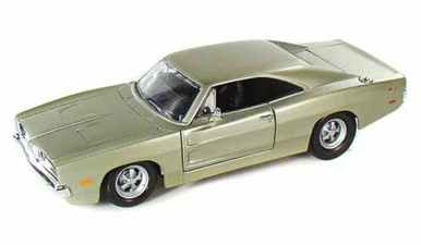 1969 Dodge Charger R/T, Champagne Silver - Maisto 31256 - 1/25 Scale Diecast Model Toy Car 3 1969 Dodge Charger R/T, Champagne Silver - Maisto 31256 - 1/25 Scale Diecast Model Toy Car