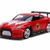 ModelToyCars 2009 Nissan GT-R, Power Rangers - Jada Toys 31827 - 1/32 Scale Diecast Model Toy Car -Cars Sales 31827 JADA HWR 2009 Nissan GT R Red Ranger 132 1 01169.1603306585.386.513