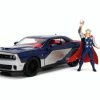ModelToyCars 2015 Dodge Challenger SRT Hellcat W/ Thor Diecast Figure - Jada Toys 32186 - 1/24 Scale Diecast Car 2 ModelToyCars 2015 Dodge Challenger SRT Hellcat W/ Thor Diecast Figure - Jada Toys 32186 - 1/24 Scale Diecast Car -Cars Sales 32186 JADA Dodge Challenger SRT Hellcat w Thor Figure 124 1 57599.1668538613.386.513