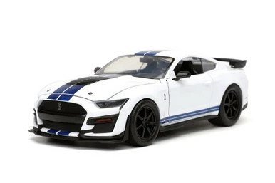 ModelToyCars 2020 Ford Mustang Shelby GT500, White - Jada Toys 53003-W162GT - 1/24 Scale Diecast Model Toy Car 3 ModelToyCars 2020 Ford Mustang Shelby GT500, White - Jada Toys 53003-W162GT - 1/24 Scale Diecast Model Toy Car