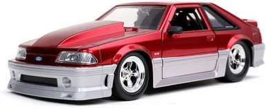 ModelToyCars 1989 Ford Mustang GT, Red - Jada Toys 32666/4 - 1/24 Scale Diecast Model Toy Car 3 ModelToyCars 1989 Ford Mustang GT, Red - Jada Toys 32666/4 - 1/24 Scale Diecast Model Toy Car