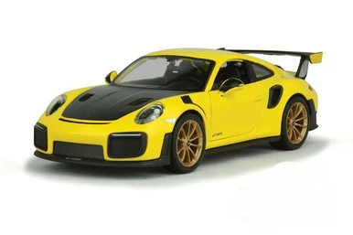 2018 Porsche 911 GT2 RS, Yellow And Black - Showcasts 34523 - 1/24 Scale Diecast Model Toy Car 3 2018 Porsche 911 GT2 RS, Yellow And Black - Showcasts 34523 - 1/24 Scale Diecast Model Toy Car