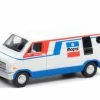 MOPAR  1976 Dodge B-100, Red With White And Blue - Greenlight 35200C/48 - 1/64 Scale Diecast Car -Cars Sales 35200C 48 GL Blue Collar Collection S9 164 1 04525.1637363380.386.513