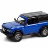 2021 Ford Bronco 2-Door VIN #001 (Lot #3008), Lightning Blue - Greenlight 37240 - 1/64 Diecast Car -Cars Sales 37240 e gl 2021 ford bronco 2 door vin 001 2528lot 30082529 diecast toy car 1 83365.1645052923.386.513