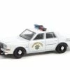 California Highway Patrol 1988 Dodge Diplomat Vehicle Pollution Enforcement Program, White - Greenlight 42970C/48 - 1/64 Scale Diecast Model Toy Car -Cars Sales 42970C 48 GL Hot Pursuit S39 164 1 61522.1645724735.386.513
