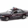 2001 Ford Crown Victoria Police Interceptor , Black - Greenlight 42970D - 1/64 Scale Diecast Car -Cars Sales 42970d gl black 2001 ford crown victoria police interceptor diecast toy car 1 16697.1654274103.386.513
