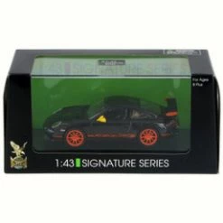 Lucky Road Signature Porsche 997 GT3 RS, Black - Lucky 43204 - 1/43 Scale Diecast Model Toy Car