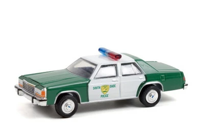 Miami-Dade Police Department 1983 Ford LTD Crown Victoria, Ace Ventura: Pet Detective - Greenlight 44930B/48 - 1/64 Scale Diecast Model Toy Car 3 Miami-Dade Police Department 1983 Ford LTD Crown Victoria, Ace Ventura: Pet Detective - Greenlight 44930B/48 - 1/64 Scale Diecast Model Toy Car