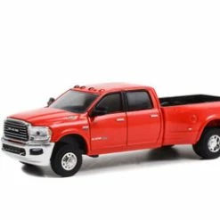 2021 Dodge Ram 3500 Dually, Red - Greenlight 46090E/48 - 1/64 Scale Diecast Model Toy Car