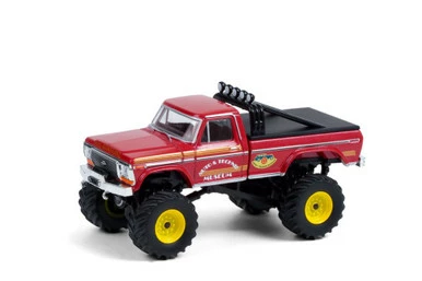 1979 Ford F-250 Monster Truck - Super Monster, Red - Greenlight 49090D/48 - 1/64 Scale Diecast Car 3 1979 Ford F-250 Monster Truck - Super Monster, Red - Greenlight 49090D/48 - 1/64 Scale Diecast Car
