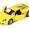 Porsche Carrera GT, Yellow - Kinsmart 5081D - 1/36 Scale Diecast Model Toy Car (Brand New, But NOT IN BOX) -Cars Sales 5081D KIT YELLOW Porsche Carrera GT Diecast Model Toy car AZ 41387.1610384295.386.513