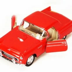 1955 Ford Thunderbird, Red - Kinsmart 5319D - 1/36 Scale Diecast Car (Brand New, But NOT IN BOX)
