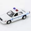 Ford Crown Victoria Police Interceptor, White - Kinsmart 5342D - 1/42 Scale Diecast Car -Cars Sales 5342D KIT Ford Crown Victoria Police Interceptor 142 1 50730.1652393409.386.513
