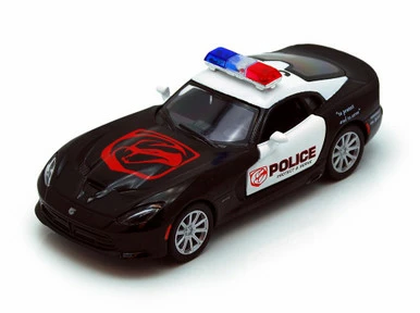 2013 Dodge SRT Viper GTS Police, Black - Kinsmart 5363DP- 1/36 Scale Diecast Model Toy Car 3 2013 Dodge SRT Viper GTS Police, Black - Kinsmart 5363DP- 1/36 Scale Diecast Model Toy Car