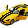 2013 Dodge SRT Viper GTS, Yellow - Kinsmart 5363DF- 1/36 Diecast Car (Brand New, But NOT IN BOX) -Cars Sales 5363df kit yellow dodge srt viper gts diecast model toy car az 99800.1645052964.386.513