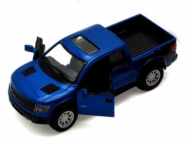 2013 Ford F-150 SVT Raptor SuperCrew Pickup Truck, Blue - Kinsmart 5365D - 1/46 Scale Diecast Model Toy Car (Brand New, But NOT IN BOX) 3 2013 Ford F-150 SVT Raptor SuperCrew Pickup Truck, Blue - Kinsmart 5365D - 1/46 Scale Diecast Model Toy Car (Brand New, But NOT IN BOX)
