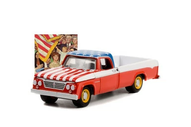 1962 Dodge D-200 Pickup Truck, Red /White - Greenlight 54060C/48 - 1/64 Scale Diecast Model Toy Car 3 1962 Dodge D-200 Pickup Truck, Red /White - Greenlight 54060C/48 - 1/64 Scale Diecast Model Toy Car