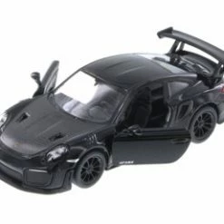 Porsche 911 GT2 RS Hard Top, Black - Kinsmart 5408D - 1/36 Scale Diecast Model Toy Car