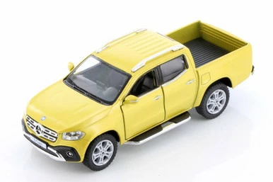2017 Mercedes-Benz X-Class Double Cab Pickup Truck, Yellow - Kinsmart 5410D - 1/42 Diecast Car 3 2017 Mercedes-Benz X-Class Double Cab Pickup Truck, Yellow - Kinsmart 5410D - 1/42 Diecast Car