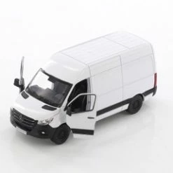 2019 Mercedes-Benz Sprinter Van, White - Kinsmart 5426DW - 1/48 Scale Diecast Model Toy Car