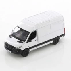 2019 Mercedes-Benz Spinter Van, White - Kinsmart 5426D - 1/48 Scale Diecast Model Toy Car