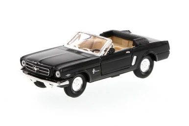 Showcasts 1965 Ford Mustang Convertible, Black - Superior 5719 - 1/34 Scale Diecast Model Car 3 Showcasts 1965 Ford Mustang Convertible, Black - Superior 5719 - 1/34 Scale Diecast Model Car