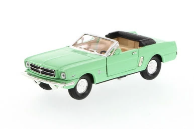 Showcasts 1965 Ford Mustang Convertible, Teal - Superior 5719 - 1/34 Scale Diecast Model Car 3 Showcasts 1965 Ford Mustang Convertible, Teal - Superior 5719 - 1/34 Scale Diecast Model Car