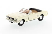Showcasts 1965 Ford Mustang Convertible, Cream - Superior 5719 - 1/34 Scale Diecast Model Car