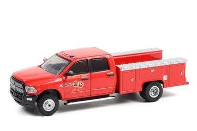 Los Angeles County Fire Department (California) 2017 Dodge Ram 3500 Dually Service Truck, Red - Greenlight 67010E/48 - 1/64 Scale Diecast Model Toy Car 3 Los Angeles County Fire Department (California) 2017 Dodge Ram 3500 Dually Service Truck, Red - Greenlight 67010E/48 - 1/64 Scale Diecast Model Toy Car