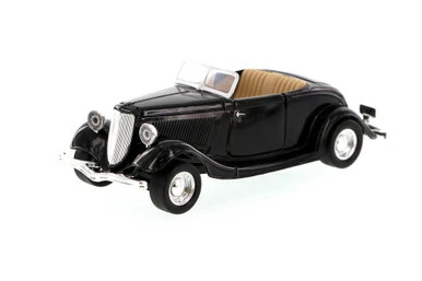 Motor Max 1934 Ford Coupe Convertible, Black - Motormax 73218 - 1/24 Scale Diecast Model Car 3 Motor Max 1934 Ford Coupe Convertible, Black - Motormax 73218 - 1/24 Scale Diecast Model Car