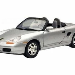Porsche Boxster Convertible, Silver - Showcasts 73226WSV - 1/24 Scale Diecast Model Toy Car