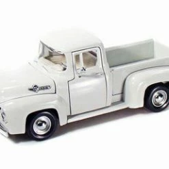 1956 Ford F-100 Pick Up, White - Motor Max 73235AC - 1/24 Scale Diecast Model Toy Car