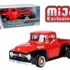 1956 Ford F-100 Pickup, Red With Black - Motor Max 73235AC-RDBK - 1/24 Scale Diecast Model Toy Car -Cars Sales 73235ac rdbk mmt red 1956 ford f 100 pickup 1 az 60614.1602168898.386.513