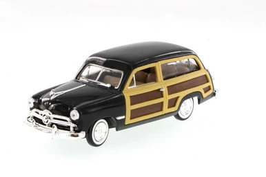 Motor Max 1949 Ford Woody Wagon, Black - Motormax 73260 - 1/24 Scale Diecast Model Toy Car 3 Motor Max 1949 Ford Woody Wagon, Black - Motormax 73260 - 1/24 Scale Diecast Model Toy Car