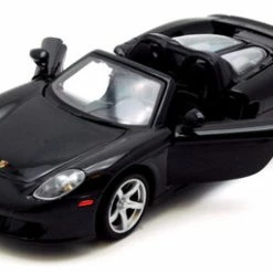 Motor Max Porsche Carrera GT, Black - Showcasts 73305 -1/24 Scale Diecast Model Toy Car