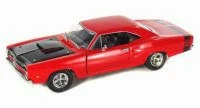 Motor Max 1969 Dodge Coronet Super Bee,With Hood - Premium American 73315 - 1/24 Scale Diecast Model Car