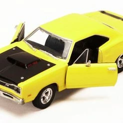 Motor Max 1969 Dodge Coronet Super BeeWith Hood - Premium American 73315 - 1/24 Scale Diecast Model Car