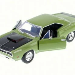 1969 Dodge Coronet Super Bee, Green - Motor Max 73315AC/GN - 1/24 Scale Diecast Model Toy Car