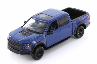 2017 Ford F-150 Raptor, Blue - Showcasts 79344BU - 1/27 Scale Diecast Model Toy Car 3 2017 Ford F-150 Raptor, Blue - Showcasts 79344BU - 1/27 Scale Diecast Model Toy Car